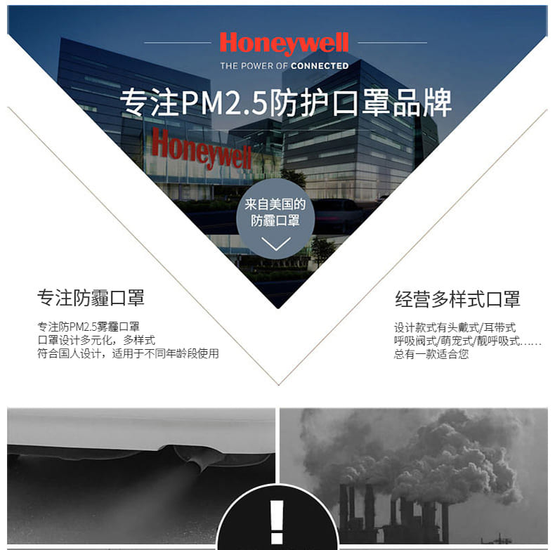 霍尼韦尔（Honeywell） 5311 FFP3 高性能防护口罩 (头带式、带阀)